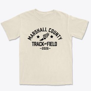 Marshall County High School Track and Field Premium Heavyweight T-shirt