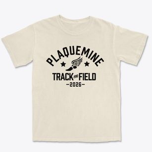 Plaquemine High School Track and Field Premium Heavyweight T-shirt