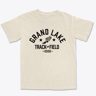 Grand Lake High School Track and Field Premium Heavyweight T-shirt