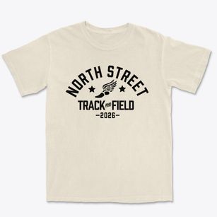 North Street Elementary School Track and Field Premium Heavyweight T-shirt