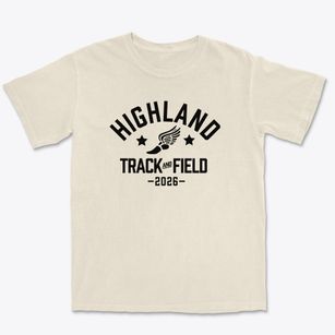 Highland Elementary School Track and Field Premium Heavyweight T-shirt