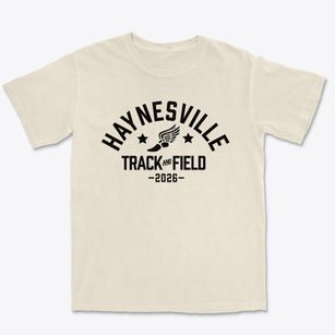 Haynesville Elementary School Track and Field Premium Heavyweight T-shirt