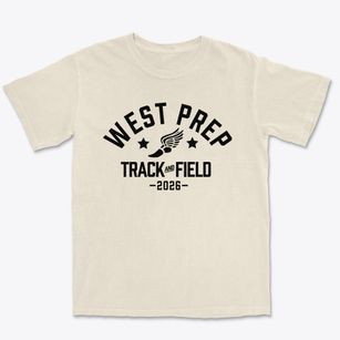 West School Prep Track and Field Premium Heavyweight T-shirt
