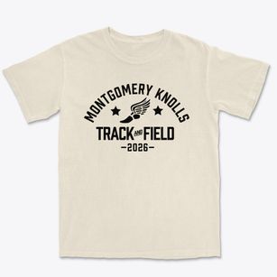 Montgomery Knolls Elementary School Track and Field Premium Heavyweight T-shirt