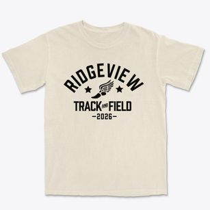 Ridgeview Middle School Track and Field Premium Heavyweight T-shirt