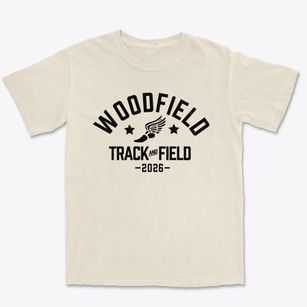 Woodfield Elementary School Track and Field Premium Heavyweight T-shirt