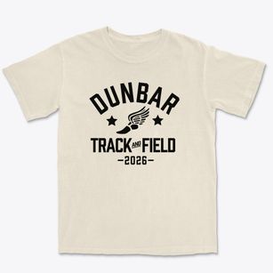 Dunbar Elementary School Track and Field Premium Heavyweight T-shirt