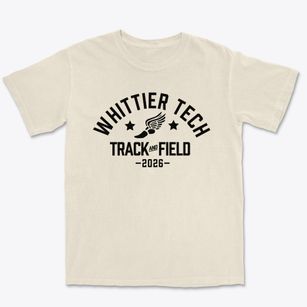 Whittier Rvt High School Track and Field Premium Heavyweight T-shirt
