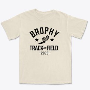 Brophy Elementary School Track and Field Premium Heavyweight T-shirt