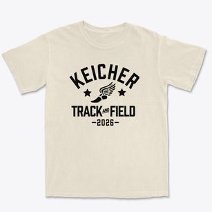 Keicher Elementary School Track and Field Premium Heavyweight T-shirt
