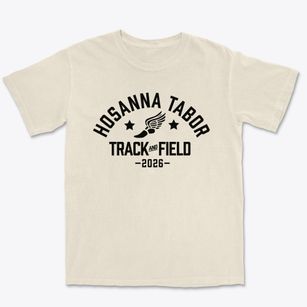 Hosanna Tabor Lutheran School Track and Field Premium Heavyweight T-shirt