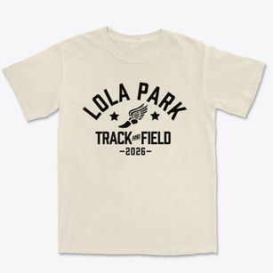 Lola Park Lutheran School Track and Field Premium Heavyweight T-shirt
