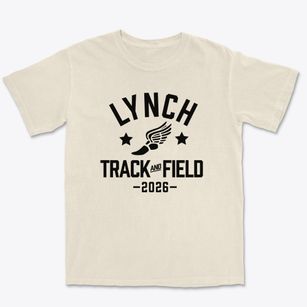 Lynch Elementary School Track and Field Premium Heavyweight T-shirt