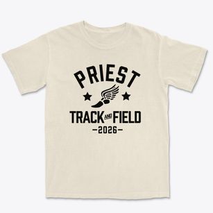 Priest Elementary School Track and Field Premium Heavyweight T-shirt