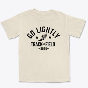 Go Lightly Educational Center Track and Field Premium Heavyweight T-shirt
