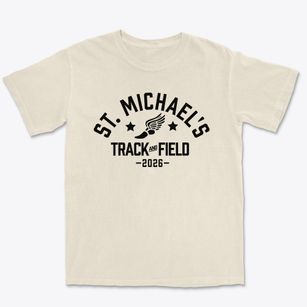 Saint Michael's School Track and Field Premium Heavyweight T-shirt