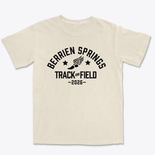 Berrien Springs Middle School Track and Field Premium Heavyweight T-shirt