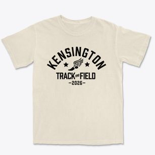 Kensington High School Track and Field Premium Heavyweight T-shirt