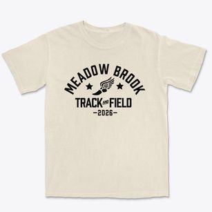 Meadow Brook Elementary School Track and Field Premium Heavyweight T-shirt