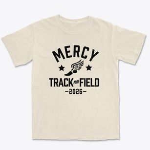 Mercy High School Track and Field Premium Heavyweight T-shirt
