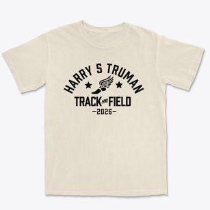 Harry S Truman Elementary School Track and Field Premium Heavyweight T-shirt