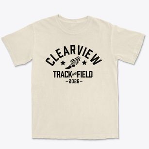 Clearview Elementary School Track and Field Premium Heavyweight T-shirt