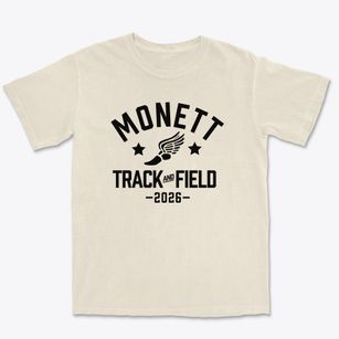 Monett R1 Elementary School Track and Field Premium Heavyweight T-shirt