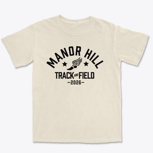 Manor Hill Elementary School Track and Field Premium Heavyweight T-shirt