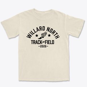 Willard North Elementary School Track and Field Premium Heavyweight T-shirt