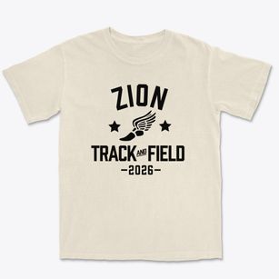 Zion Lutheran School Track and Field Premium Heavyweight T-shirt