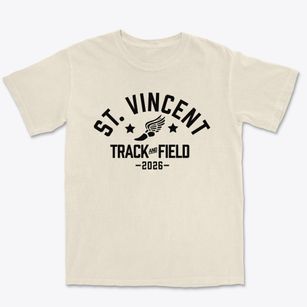St. Vincent High School Track and Field Premium Heavyweight T-shirt