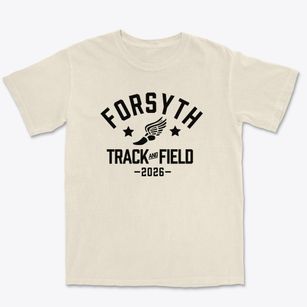 Forsyth Middle School Track and Field Premium Heavyweight T-shirt
