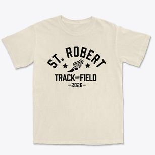 Saint Robert Bellarmine School Track and Field Premium Heavyweight T-shirt