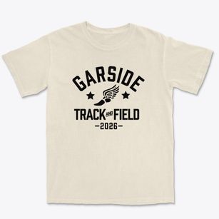 Garside Middle School Track and Field Premium Heavyweight T-shirt