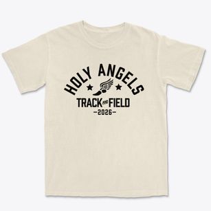Holy Angels Kindergarten School Track and Field Premium Heavyweight T-shirt