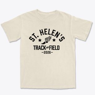 Saint Helen's School Track and Field Premium Heavyweight T-shirt