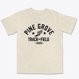 Pine Grove Elementary School Track and Field Premium Heavyweight T-shirt
