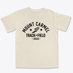 Mount Carmel Holy Rosary School Track and Field Premium Heavyweight T-shirt