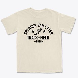 Spencer Van Etten Senior High School Track and Field Premium Heavyweight T-shirt