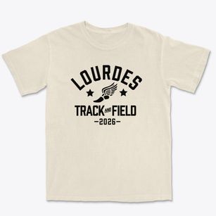 Our Lady Of Lourdes High School Track and Field Premium Heavyweight T-shirt