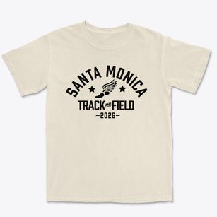 Santa Monica Montessori School Track and Field Premium Heavyweight T-shirt