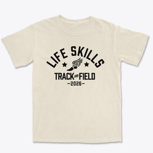 Life Skills School Track and Field Premium Heavyweight T-shirt