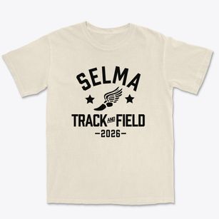 Selma Middle School Track and Field Premium Heavyweight T-shirt