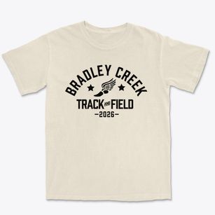 Bradley Creek Elementary School Track and Field Premium Heavyweight T-shirt