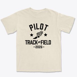 Pilot Elementary School Track and Field Premium Heavyweight T-shirt