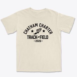 Chatham Charter School Track and Field Premium Heavyweight T-shirt