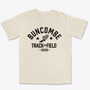 Buncombe Community School East Track and Field Premium Heavyweight T-shirt