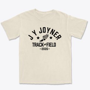 J Y Joyner Elementary School Track and Field Premium Heavyweight T-shirt