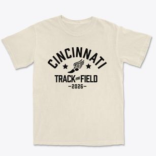 Cincinnati Public Schools Track and Field Premium Heavyweight T-shirt