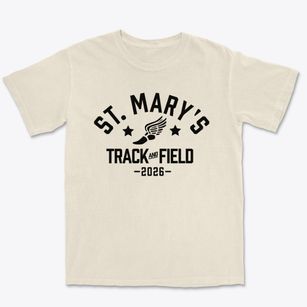 Saint Mary's School Track and Field Premium Heavyweight T-shirt